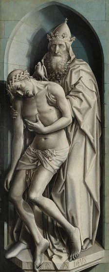 Trinity, c1428-1430. Creator: Master of Flémalle;Robert Campin workshop.