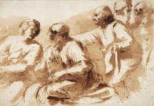 An Assembly of Learned Men, between circa 1625 and circa 1627. Creator: Guercino.