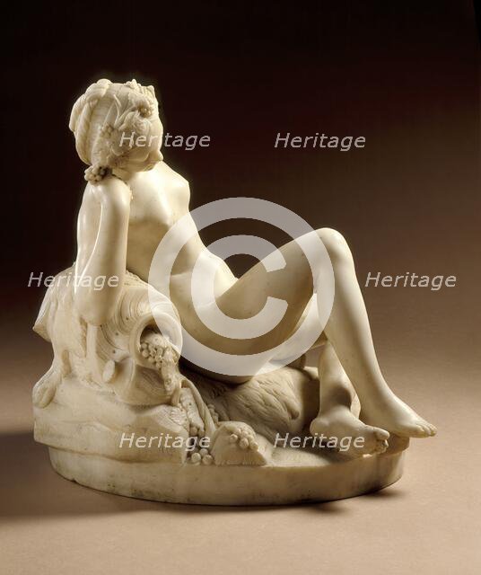 Reclining Bacchante, 18th century. Creator: Jean-Pierre-Antoine Tassaert.