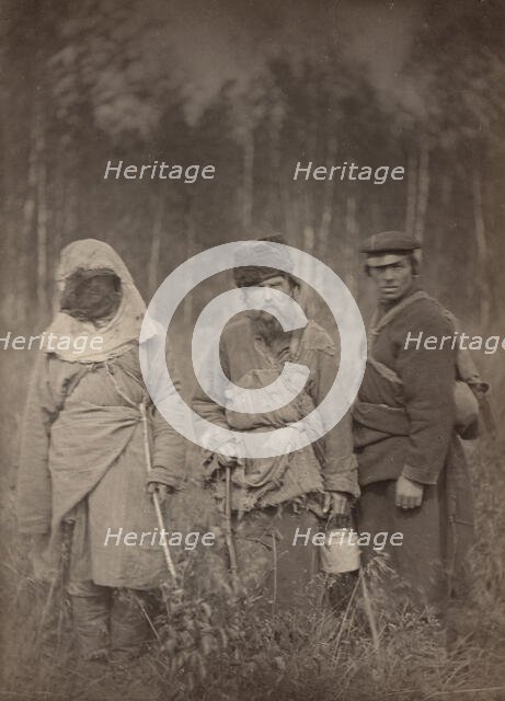 Runaway Siberian convicts (common criminals), between 1885 and 1886. Creator: Unknown.