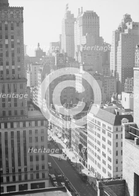New York City views, between 1931 and 1938. Creator: Arnold Genthe.