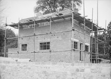 House under construction, c1935. Creator: Kirk & Sons of Cowes.