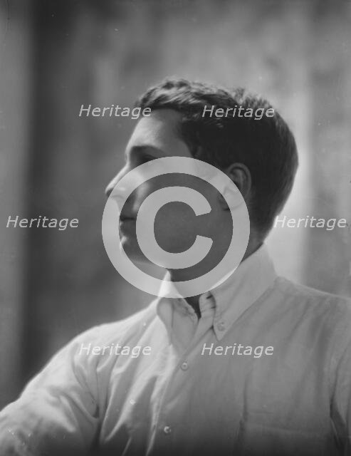 Mr. John Andrews, portrait photograph, 1918 Mar. Creator: Arnold Genthe.