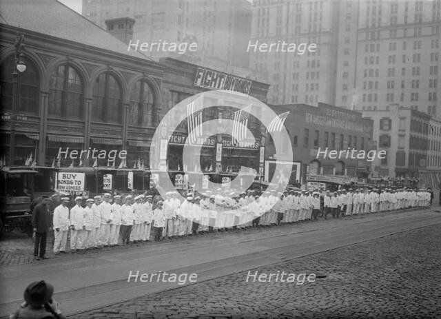 War Bond Parade, 1917 or 1918. Creator: Bain News Service.