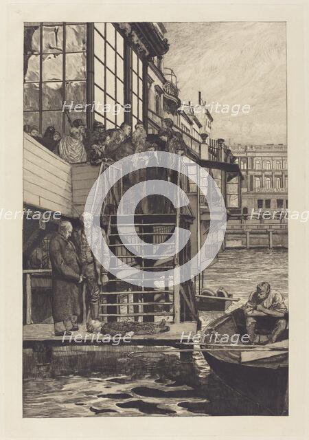 Eine Mutter II (A Mother II), 1883. Creator: Max Klinger.