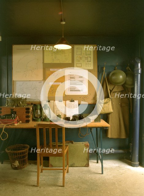 World War I guardroom, Pendennis Castle, Falmouth, Cornwall, 1998. Artist: N Corrie