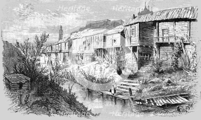 'Kazan; The moat of the old city; A Journey on the Volga', 1875. Creator: Nicholas Rowe.