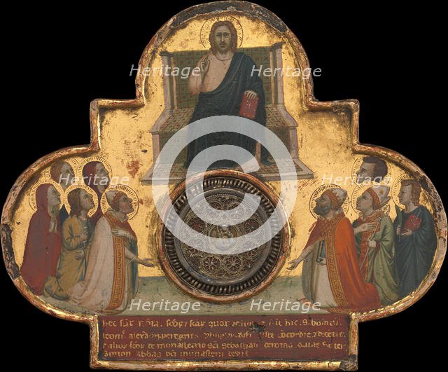 Christ Enthroned with Saints, ca. 1325. Creator: Bernardo Daddi.