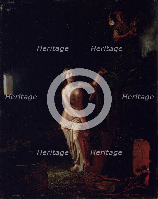 Bridal Sauna, before 1866. Artist: Ekman, Robert Wilhelm (1808-1873)