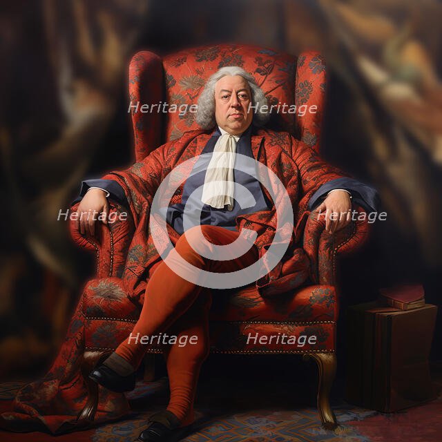 AI IMAGE - Portrait of Samuel Johnson, 1760s, (2023). Creator: Heritage Images.