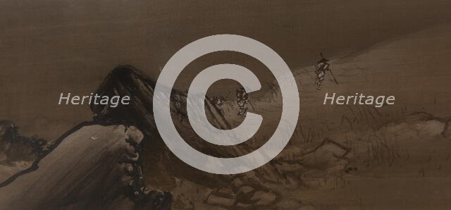 Japanese alps, 20th century. Creator: Yamamoto Shunkyo.