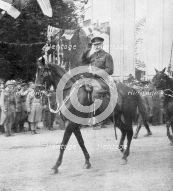 Field Marshal Sir Douglas Haig during the victory parade, Paris, France, 14 July 1919. Artist: Unknown