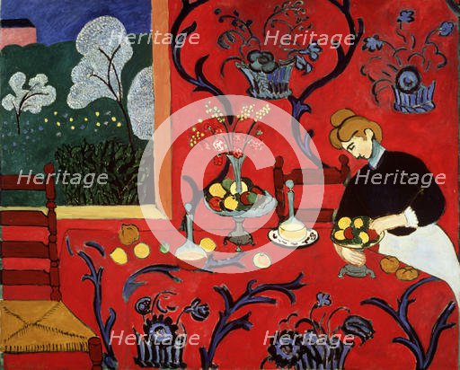 'Harmony in Red (The Red Room)', 1908.  Creator: Henri Matisse.