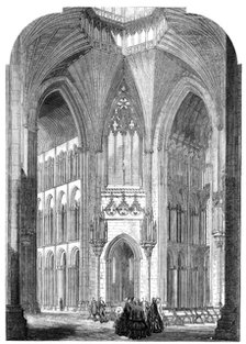 Ely Cathedral Restored - the Octagon, 1856.  Creator: J. & A.W..