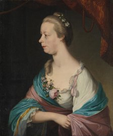 Christiana Stille Keen, ca. 1769. Creator: Matthew Pratt.