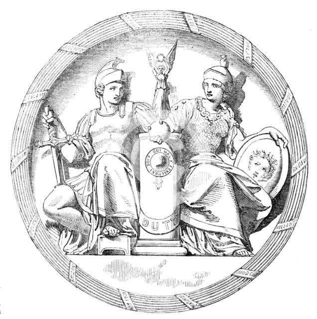 The Sandhurst Memorial Shield, 1856.  Creator: Unknown.