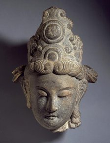 Head of a Female Daoist Deity, between c.1700 and c.1800. Creator: Unknown.