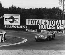 1965 Le Mans winning Ferrari 250 LM of Jochen Rindt and Masten Gregory Artist: Unknown.