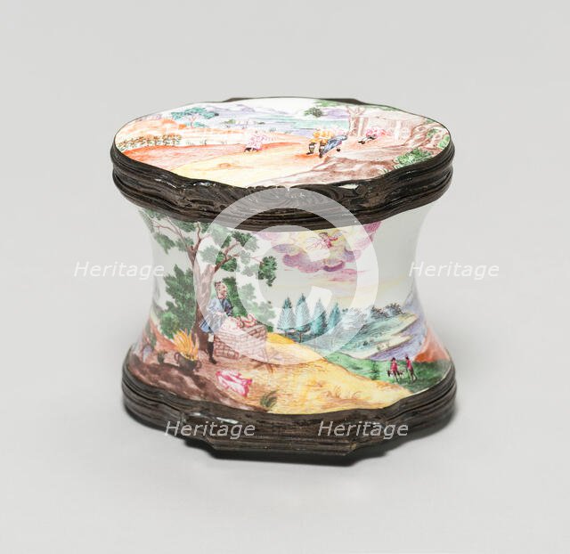 Double Snuff Box, Augsburg, c. 1735. Creator: Unknown.