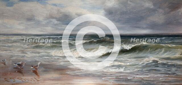 Sea Waves, 1880. Creator: Charles Thomas Burt.