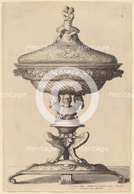 Ornate Goblet, 1642. Creator: Wenceslaus Hollar.
