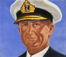 Admiral of the Fleet Sir Andrew Cunningham, c1943. Creators: William Timym, Central Office of Information.