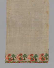 Towel or Napkin, Turkey, 18th century. Creator: Unknown.