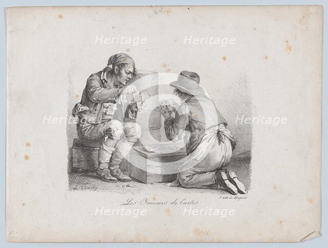 The Card Players, 1822. Creator: Louis Leopold Boilly.