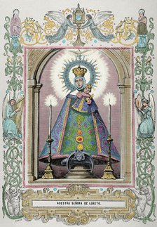 Our Lady of Loreto, 1853. From "Ano Cristino", 1853.  Creator: Capuz.