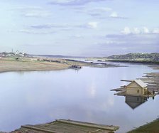 Confluence of the Kostroma River with the Volga, 1910. Creator: Sergey Mikhaylovich Prokudin-Gorsky.