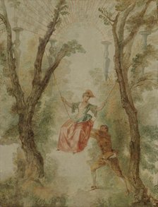 The Swing, 1712. Creator: Jean-Antoine Watteau.