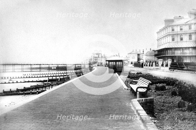 Bognor Parade, c1882. Artist: Unknown