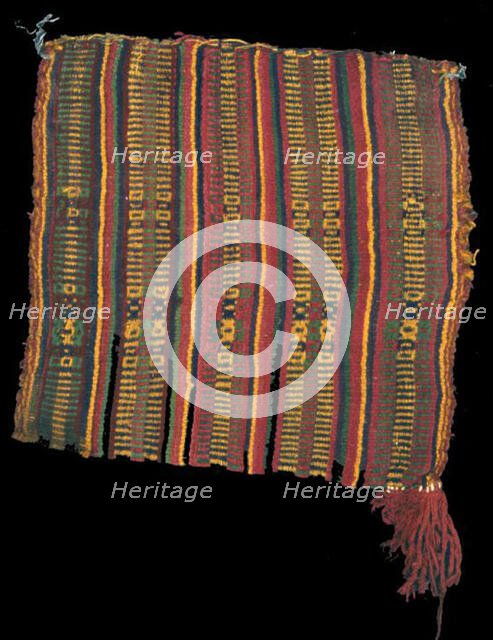 Bag, Peru, A.D. 1476/1532. Creator: Unknown.