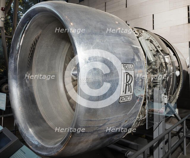 Rolls-Royce RB211-22 Turbofan Engine, Cutaway, 1973. Creator: Rolls-Royce.