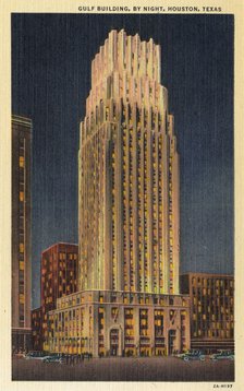 Gulf Building, Houston, Texas, USA, 1932. Artist: Unknown