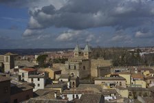Panoramic view of the city of Toledo, Spain, 2022.  Creator: LTL.