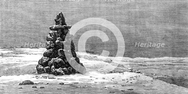 The American Franklin Search Expedition: Monument at Douglas Bay, 1881. Creator: Unknown.
