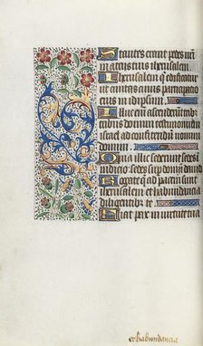 Book of Hours (Use of Rouen): fol. 62v, c. 1470. Creator: Master of the Geneva Latini (French, active Rouen, 1460-80).