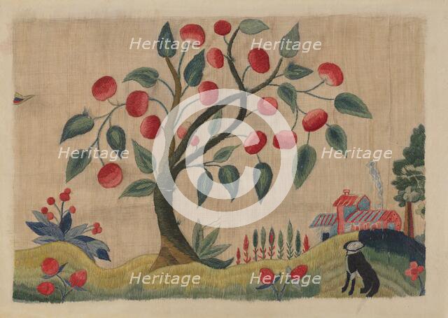 Petticoat Border, 1936. Creator: Suzanne Chapman.