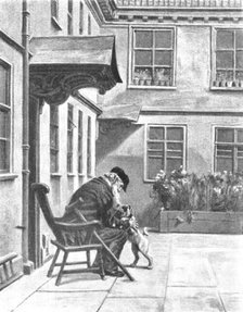 Pictures from the Royal Academy; The Mourners: Sailors' Home, Bristol - E. Crowe, R.A., 1895. Creator: George Meisenbach.