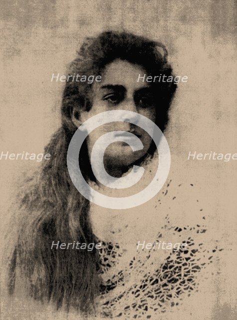 Portrait of Lidia (Lika) Mizinova (1870-1939).