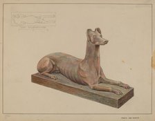 Cast Iron Dog, c. 1937. Creator: Francis Law Durand.