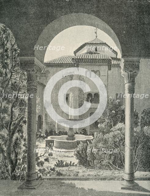 'The Garden of "Lindaraja".', 19th century, (1907).  Creator: Unknown.