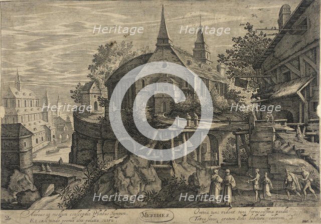 Meridies, 1605. Creator: Hendrik Hondius II.