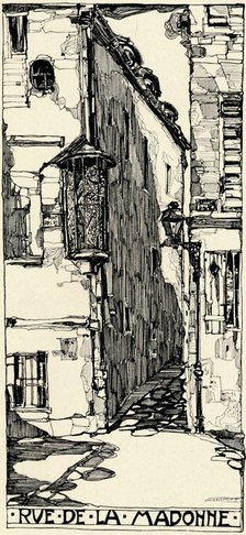 'Rue de la Madonne', 1915. Artist: Jessie Marion King.