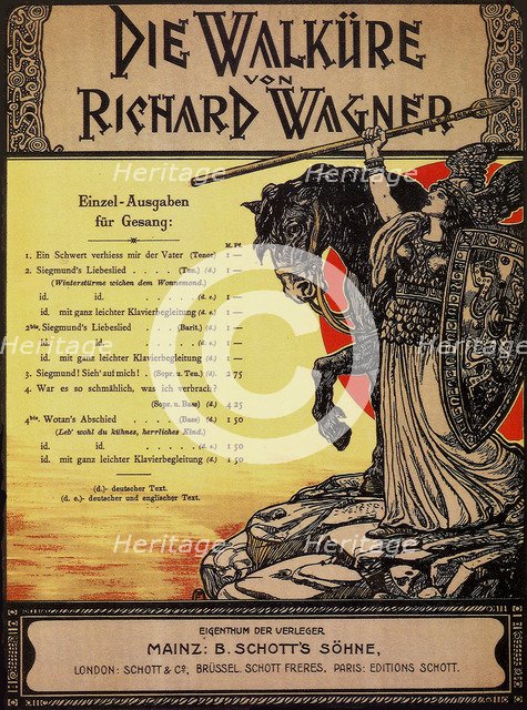 Siegmund's Love Song (Winter storms Have waned, to tht winsome moon) from Opera Die Walküre by Richa