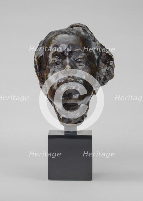 Head of Hanako (Ohta Hisa), model c. 1908, cast 1965. Creator: Auguste Rodin.