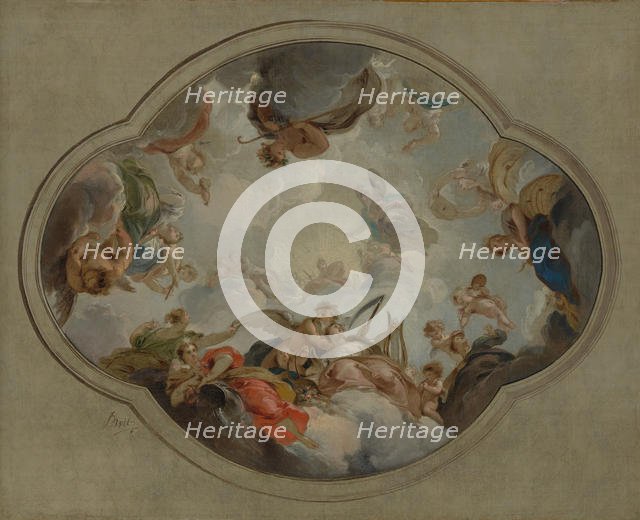 Allegory of the Arts, 1742. Creator: Jacob de Wit.