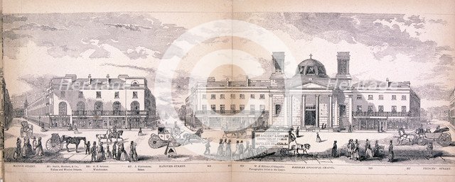 Panorama of London, 1849. Artist: George C Leighton