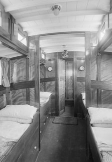 Interior of cabin on cabin cruiser D.G.S.P., 1913. Creator: Kirk & Sons of Cowes.